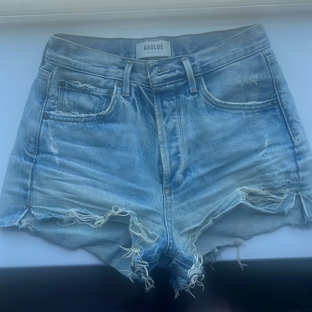 Agolde Jaden Denim Shorts Agolde Jaden Denim Shorts